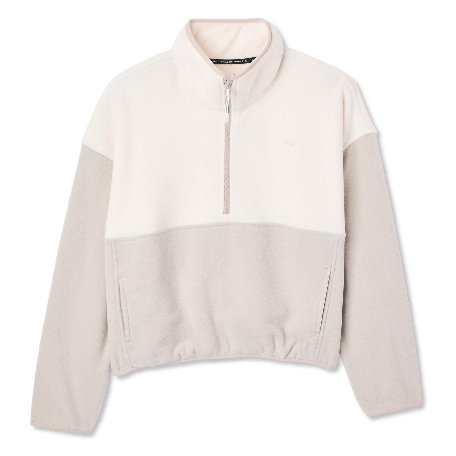 Coton ouaté à demi-fermeture éclair Athletic Works pour femmes