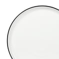 thumbnail image 4 of Mainstays Black rim Stoneware Round Dinner Plate, 4 of 5