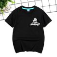thumbnail image 2 of Toddler Girls Summer Tops Tees Soft Short Sleeve Crew Neck Solid Color T Shirt Daily Spring Shirts For Kid 5-6 T, 2 of 5