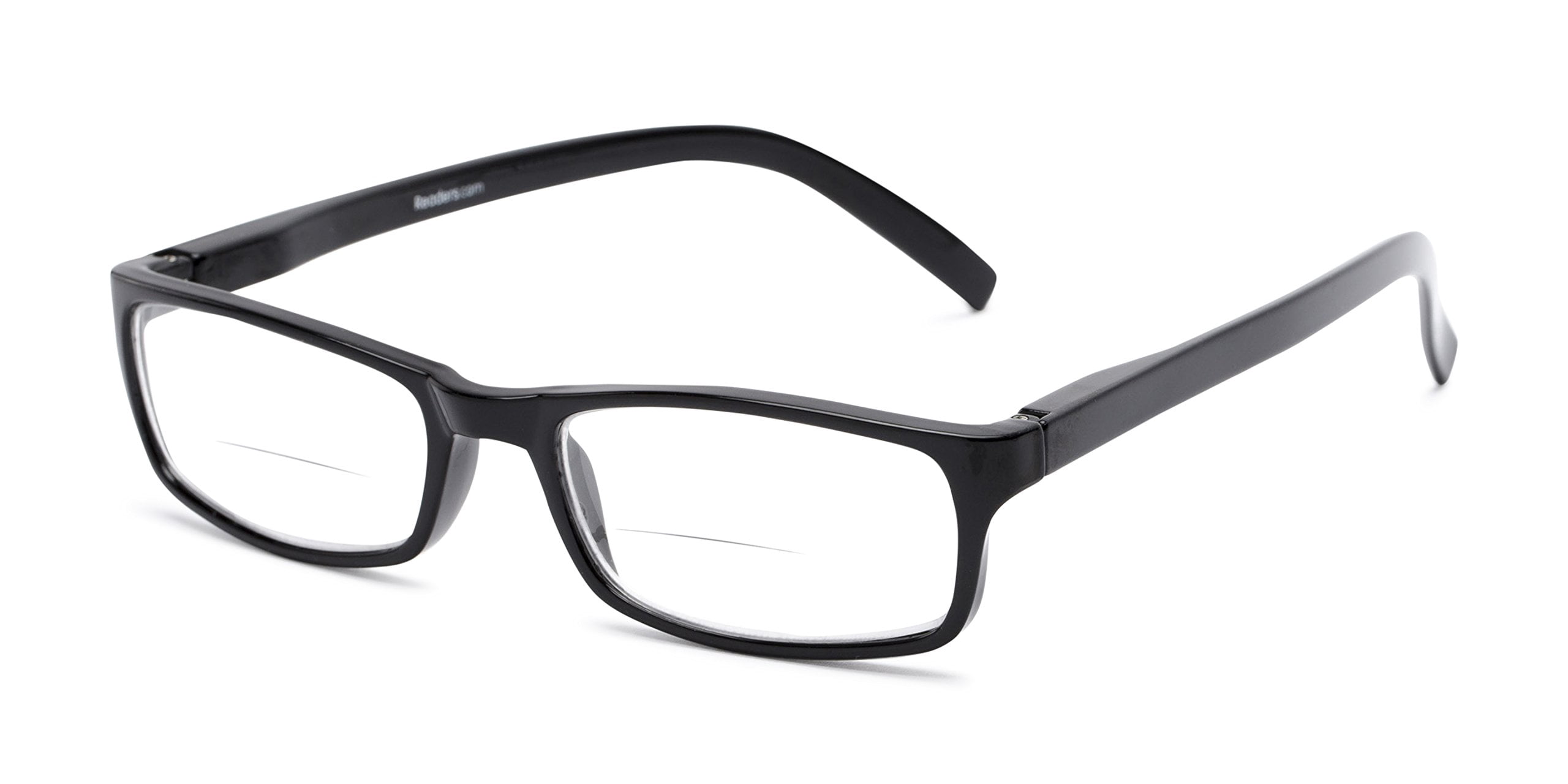 Rectangle Bifocal Reading Glasses in Black by Readers.com | The Vancouver | +1.25