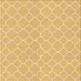 thumbnail image 1 of Ahgly Company Machine Washable Indoor Square Transitional Yellow Area Rugs, 5' Square, 1 of 7