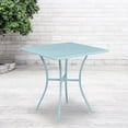 thumbnail image 3 of 28'' Square Gold Indoor-Outdoor Steel Patio Table, 3 of 3