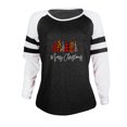 thumbnail image 3 of Hauts pour Femmes 2023 T-Shirt à Col Rond à Imprimé Patchwork pour Femmes T-Shirt Décontracté de Noël Blouse Hauts Blouses Grande Taille en Liquidation, 3 of 6