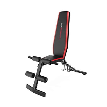 CAP Barre d'Haltères FM-CS104B CAP Banc Utilitaire de Musculation avec Porte-Haltères, Noir/rouge