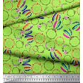 thumbnail image 2 of Soimoi Rayon Fabric Wreath & Dream Catcher Home Decor Print Sewing Fabric Yard 42 Inch Wide, 2 of 3