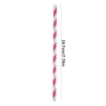 thumbnail image 2 of Hot Pink Paper Straws Disposable Biodegradable Drinking Straws 100 Count Eco Friendly Compostable Hot Pink Party Supplies, 2 of 7