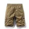 thumbnail image 4 of Styesk Shorts Homme Shorts Cargo Extensibles Décontractés à Cordon Classique Été avec Multi-Poches, 4 of 4