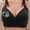 Black, variant on Fall/Winter Savings! Srobpty Womens Wireless Push Up Bras , Woman's Lace Flower Gathered Together Large Size Daily Bra Underwear No Rims