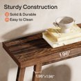 thumbnail image 4 of Tribesigns Table Console de Ferme, Table Console Extra Longue de 70,9 Pouces pour Entrée, Couloir, Salon, Marron, 4 of 5