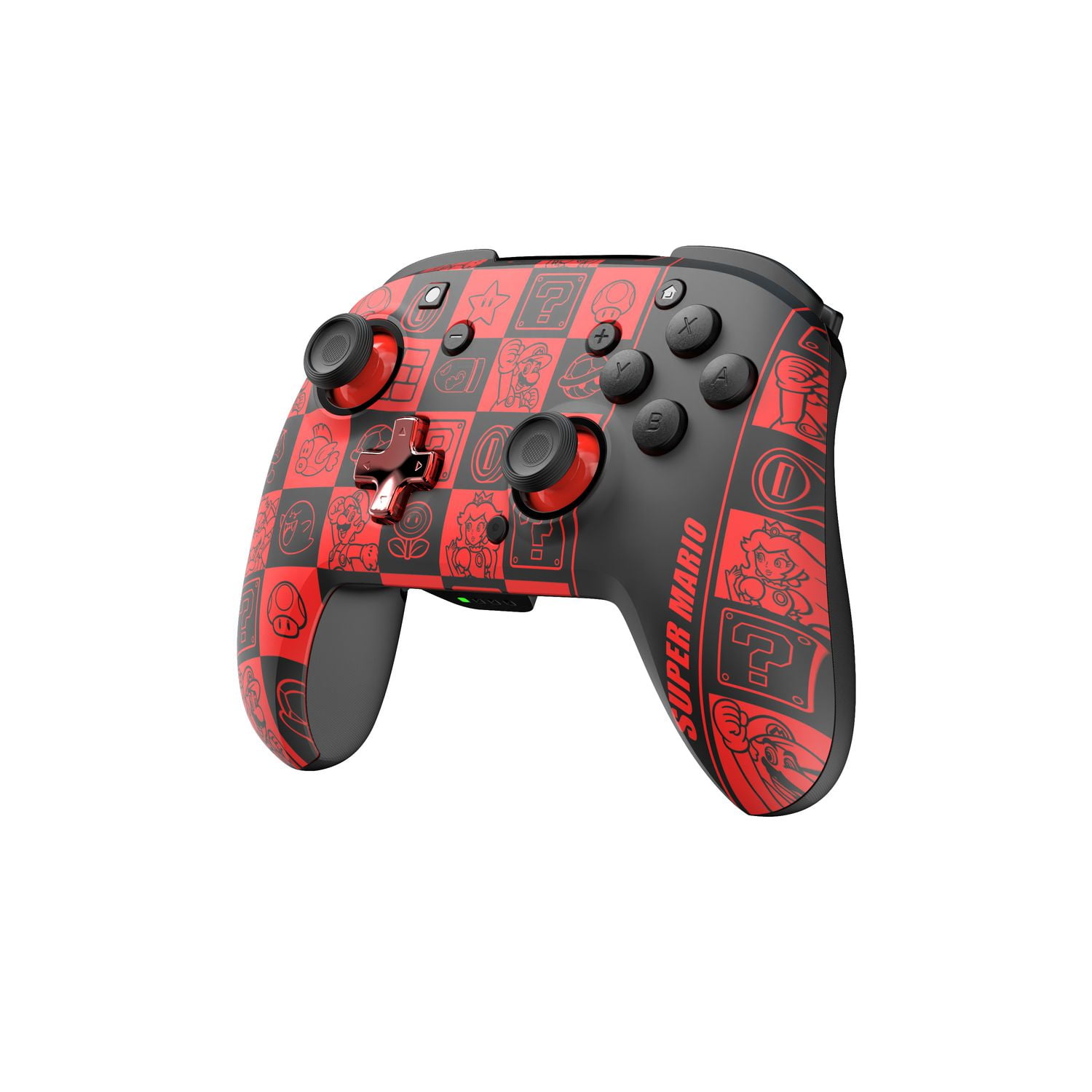 PDP REMATCH GLOW Wireless Controller: Super Icon - Nintendo Switch, & Nintendo Switch - OLED Model