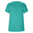 thumbnail image 4 of Timegard Tops for Women Summer Crew Neck Short Sleeve Solid Color Blouse Casual Tops Basic Tee Shirts, 4 of 6