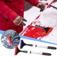 thumbnail image 1 of pstuiky Retractable Snow Brush for Car Windshield Extendable Ice Scraper & Snow Removal Tool with Soft Bristles Alloy Handle with Eva Grip, 1 of 4