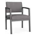 thumbnail image 1 of Lenox Steel Reception Waiting Guest Chair / Charcoal Steel / Light Gray, 1 of 5