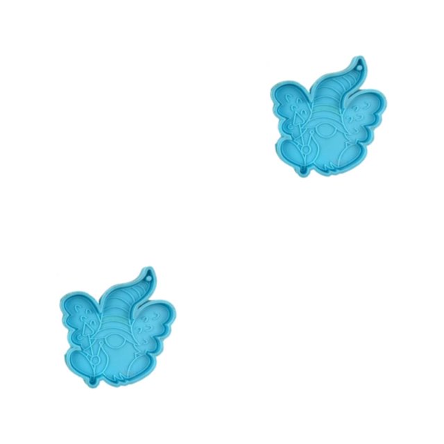 kurtrusly Lightweight Hanging Keychain Casting Molds Handmade Keyring Reusable Resin Mould Decoration Crafts E 2Set