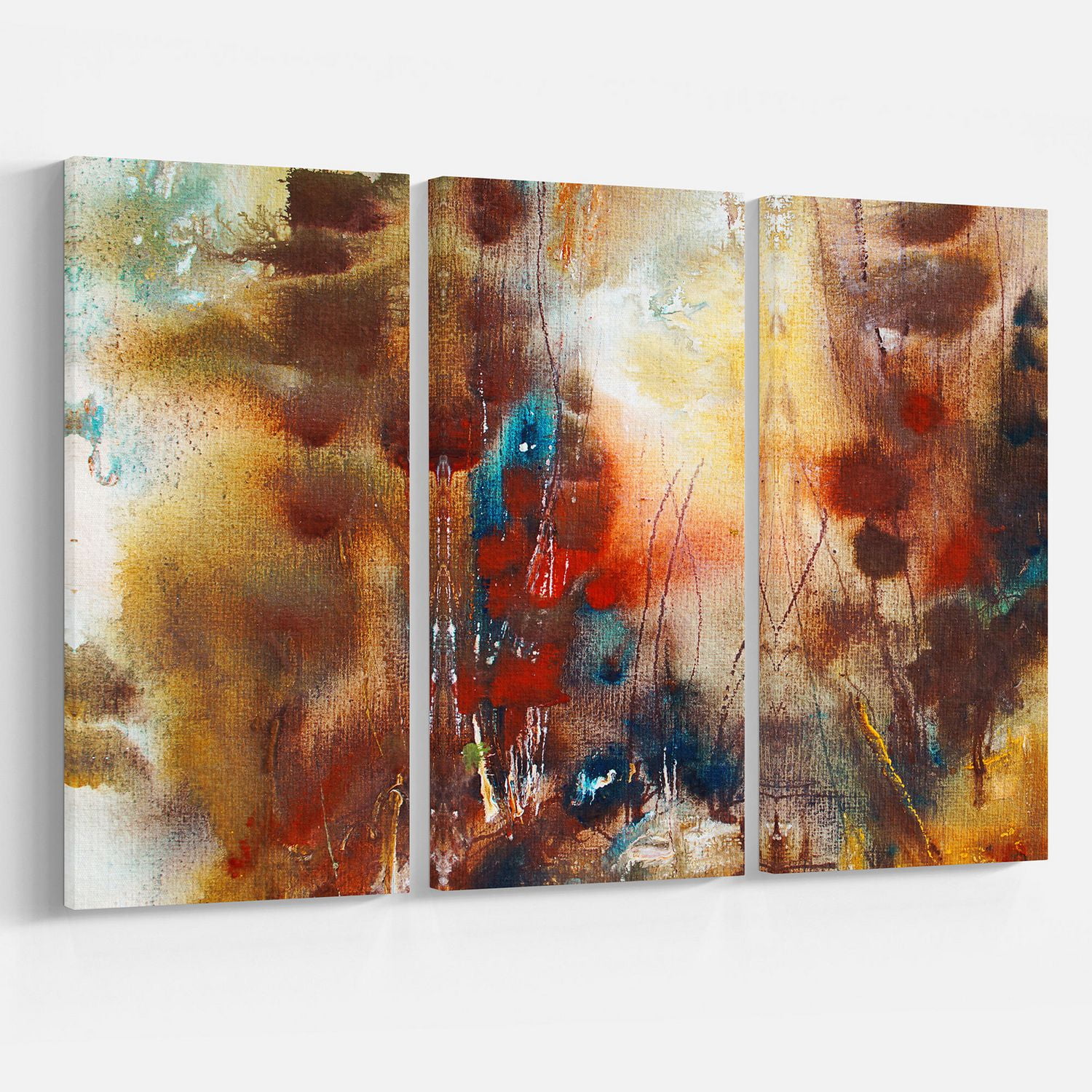 Impression sur toile « brun artistique » Design Art