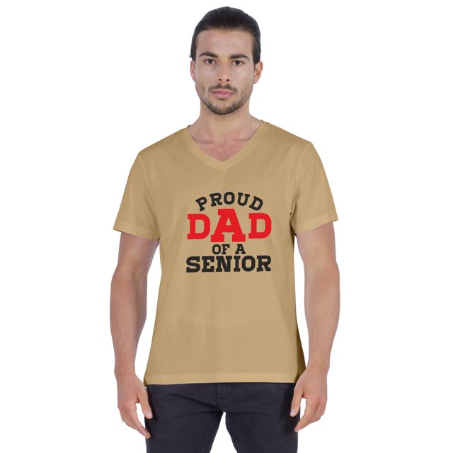 Inkmeso Mens Gradution Tee Shirt Proud Dad Of A Senior€ Graphic Print Tshirt For Daddy Gift