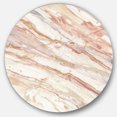 thumbnail image 1 of Designart 'Rêves en Cuivre Aquarelle' Art Mural Cercle en Métal Shabby Chic, 1 of 3