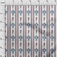 thumbnail image 2 of oneOone Silk Tabby Fabric Swirl & Paisley Ikat Printed Craft Fabric BTY 42 Inch Wide, 2 of 4