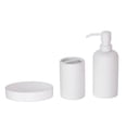 thumbnail image 2 of Mainstays Soft Touch Toothbrush Holder, Rubber coated ceramic, 1 toothbrush holder holds toothbrushes and toothpaste, 2 of 4