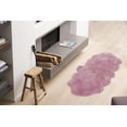 thumbnail image 4 of NEW ZEALAND SHEEPSKIN RUG 2' X 6' - PINK, 4 of 4