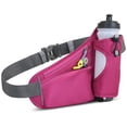 thumbnail image 2 of Sac de Ceinture d'Hydratation de Sport Ceinture de Course Sac Banane avec Porte-Bouteille pour Hommes Femmes Course Cyclisme Randonnée Marche Rouge Rose, 2 of 7