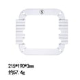 thumbnail image 2 of EGNMCR Acrylic DIY Sewing Patchwork Ruler Special-shaped Hollow Sewing Kit Patchwork Template Sewing patchwork ruler, 2 of 6