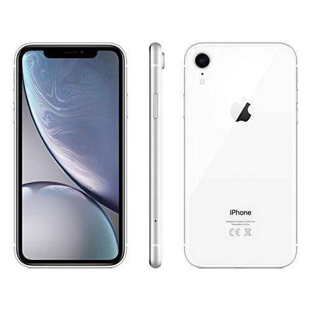 Restored Apple iPhone XR, 64GB, White Fully Unlocked (Refurbished)