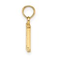 thumbnail image 2 of Diamond2Deal 14K Yellow Gold Block Letter H Initial Pendant for Women, 2 of 6