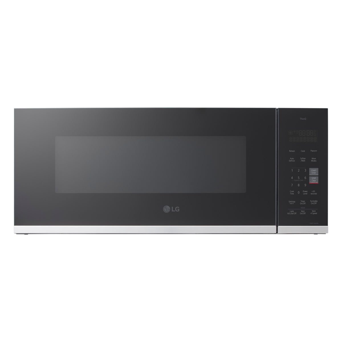 LG 1.3 cu ft. Stainless Steel Over-the-Range Slim Microwave Oven, 400CFM