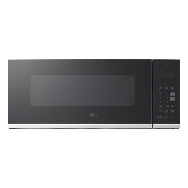 LG Four à Micro-Ondes Mince de 1,3 Pi3 en Acier Inoxydable à Hotte Intégrée, 400 Pi3/min