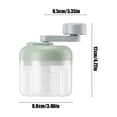 thumbnail image 3 of UsTZtai Handheld Food Chopper, Hand Crank Vegetable Meat Grinder for Salsas Salad Pesto, 250ml Capacity, 3 of 6