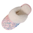 thumbnail image 1 of Dsscvnef Women's Winter Solid Color Flash Suede Cotton Slippers Home Comfort Warm Slippers, 1 of 9