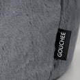 thumbnail image 3 of Gouchee Home Agora Charcoal Bean Bag Chair – Soft Faux Rabbit Fur Polyester with Polystyrene Bead Filling, Suitable for Adults and Teens, Lightweight & Portable Seating for Dorm, Living Room or Lounge, 3 of 7