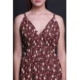 thumbnail image 2 of Bimba Robe Longue à Imprimé Floral pour Femmes, Bretelles Spaghetti, Col en V, Maxi, Tenue de Plage - X-Grand, 2 of 4
