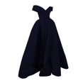 thumbnail image 1 of Robes de Bal Longues Fendues à l'Épaule en Satin de Soirée avec Poches, 1 of 4