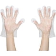 thumbnail image 1 of Plastic Disposable Gloves, 300 Pcs PE Large with Thick Food Prep Plastic Gloves, 1 of 4