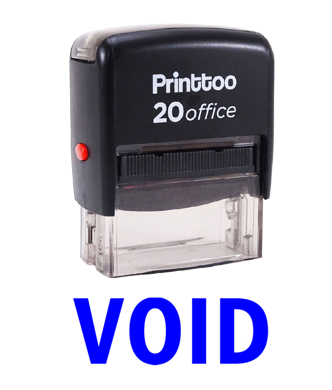 Printtoo Tampon Caoutchouc Auto-Encreur pour Bureau - Bleu