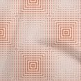 thumbnail image 1 of oneOone Velvet Orange Fabric Geometric Sewing Material Print Fabric By The Yard 58 Inch Wide, 1 of 4