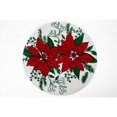 thumbnail image 1 of Printed Cotton Rope Placemat (Double Poinsettia) - Set of 12, 1 of 2