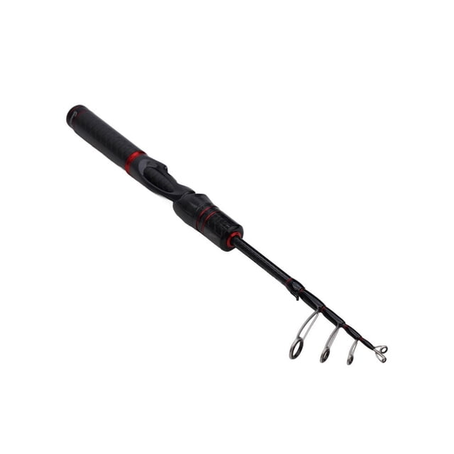 Canne à Pêche en Fer-Blanc et Fibre de Carbone Fuji fish 2e Génération, Canne à Leurre Rétractable
