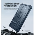 thumbnail image 2 of Dexnor for Samsung Galaxy S24 FE Case with Built-in Slide Camera Cover & Screen Protector & Kickstand,Heavy-Duty Shockproof Rugged Case Full-Body Bumper Protective Cover for Galaxy S24 FE 2024, Blue, 2 of 7