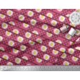 thumbnail image 3 of Soimoi Cotton Poplin Fabric Stripe,Square & Daisy Floral Print Fabric by Yard 56 Inch Wide, 3 of 3