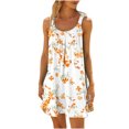 thumbnail image 1 of CEHVOM Robe de Plage pour Femme, Paréo de Bikini, Tenue de Plage, Décontractée, Vacances, Courte, d'Été, Dos Nu, 1 of 5