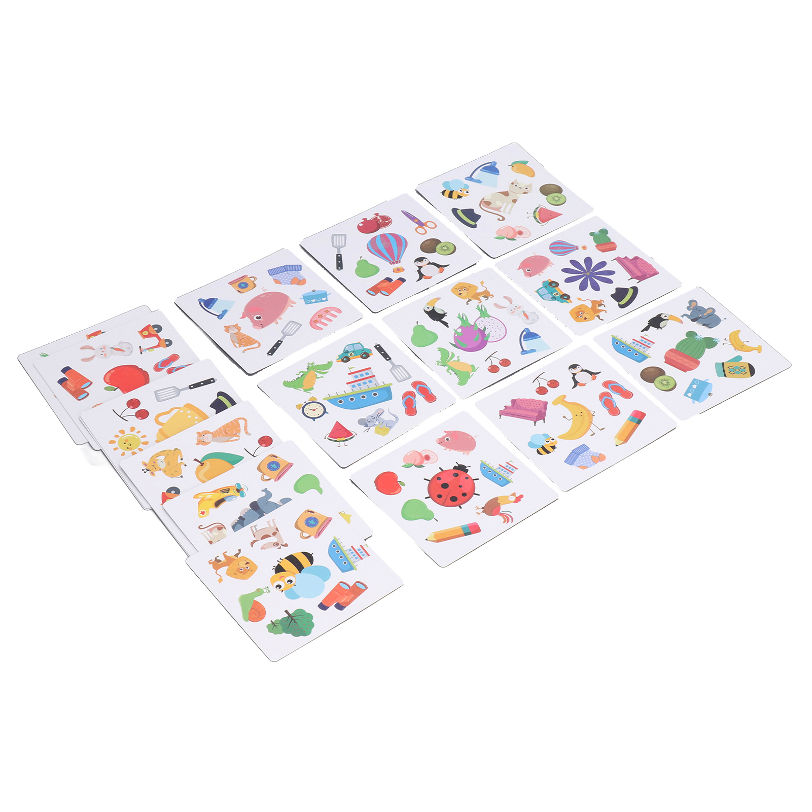 Flip Card Game, Simple Rules Memory Card Family Board Toys Gifts Matching Card Games  for Kids for Daily Playing
