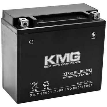 KMG KMG YTX24HL-BS Batterie 12V 24Ah 350CCA, UTV Motoneige Moto scooter