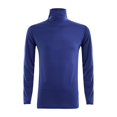 thumbnail image 3 of Men Cotton High Neck Pullover Sweater Tops Turtleneck Shirts Light Gray 3XL, 3 of 5