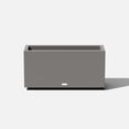 thumbnail image 1 of Veradek Block Series Long Box Medium Plastic Planter - Gray, 1 of 11