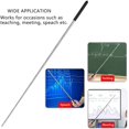 thumbnail image 4 of Telescopic Pointer Stick with Hand Lanyard, Teacher Pointer for Classroom, Presentation Pointers for Teachers, Hand Pointer Extendable Pointer Stick Retractable Pointer Pen Whiteboard Pointer (Black), 4 of 5