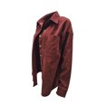 thumbnail image 4 of Womens Corduroy Casual Button Down Shirts Long Sleeve Boyfriend Oversized Collared Shacket Jacket Blouses Tops, 4 of 6