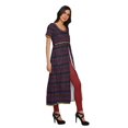 thumbnail image 3 of Moomaya Kurta Longue Tunique à Manches Courtes en Coton pour Femmes, Kurtis Imprimés avec Fente avant, 3 of 6